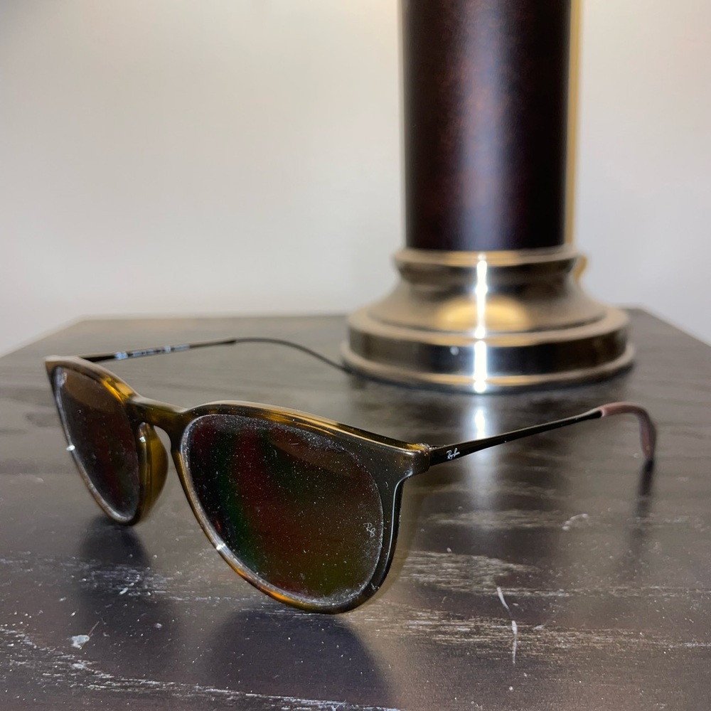 Ray-Ban Tortoise Shell “Erika” Sunglasses